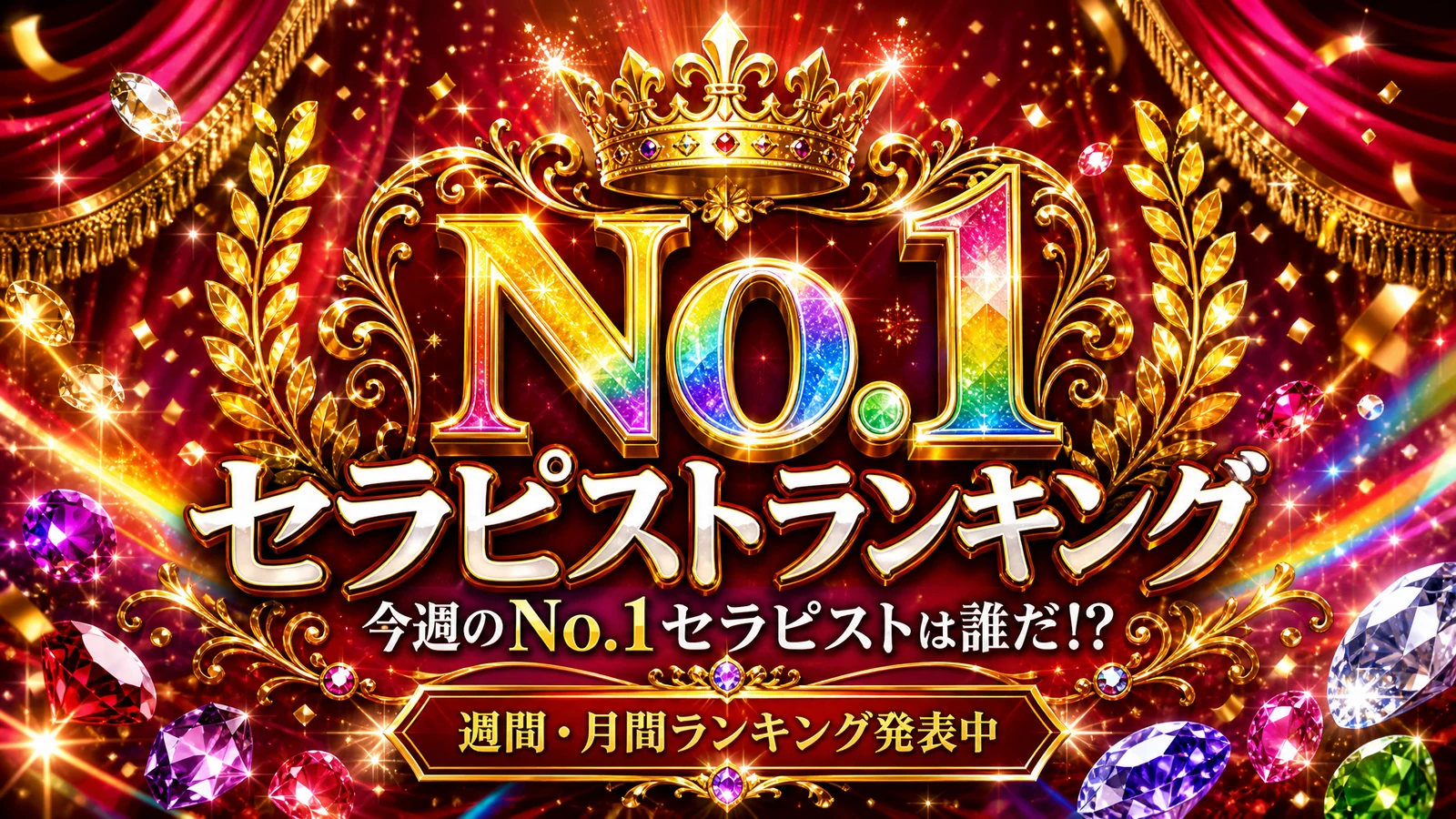 セラピストランキング 今週のNo.1セラピストは誰だ!?