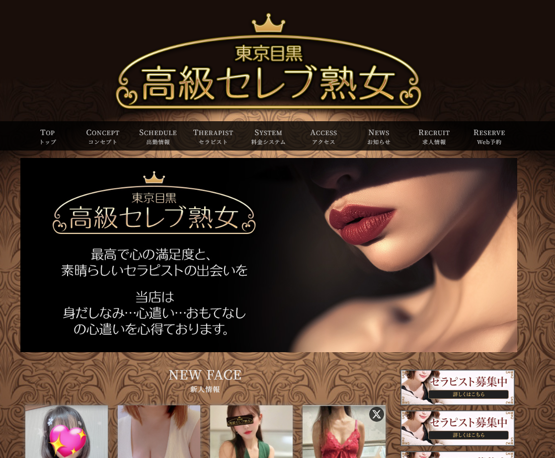 東京目黒 高級セレブ熟女 武蔵小杉・新丸子ルーム
